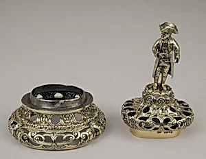 Vase mounts (one of a pair) by L.H.R., London