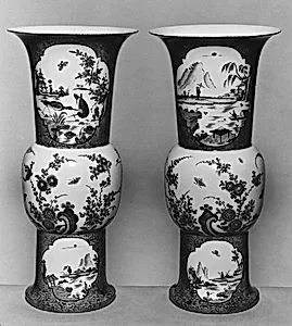 Vase (one of a pair) by Meissen Manufactory|Johann Ehrenfried Stadler