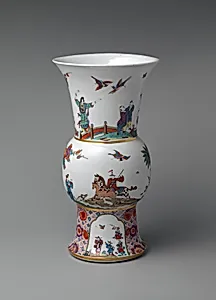 Vase (one of a pair) by Meissen Manufactory|Peter Schenk