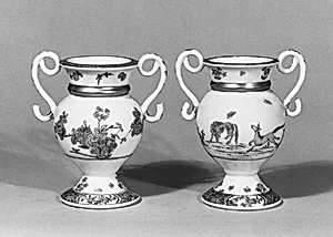 Vase (one of a pair) by Meissen Manufactory