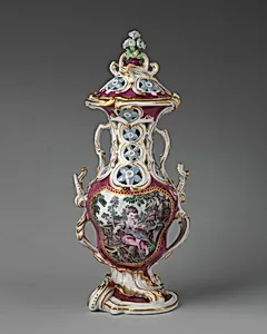Vase (one of a set of three) by Chelsea Porcelain Manufactory