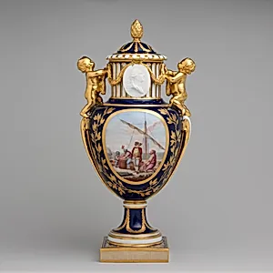 Vase with cover (Vase Paris enfants)