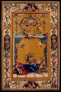 Violin and Lute Players from a set of five Grotesques