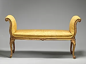 Window seat (one of a pair) (part of a set) by Unknown Artist