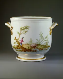 Wine cooler (seau à demi-bouteille) (one of a pair)