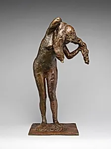 Woman Arranging her Hair by Edgar Degas|A.-A. Hébrard et Cie