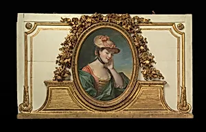 Woman in a straw hat (one of a set)