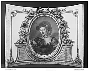 Woman with a dog (one of a set)