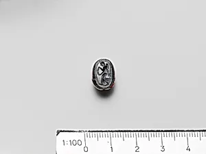 Agate scarab
