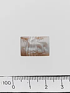 Banded agate cushion-shaped seal by Unknown Artist