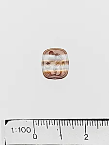 Banded agate ring stone
