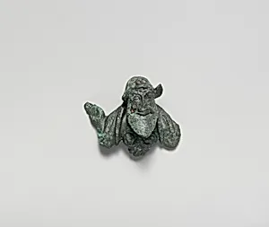 Bronze attachment with satyr head by Unknown Artist