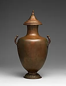 Bronze hydria (water jar) with lid