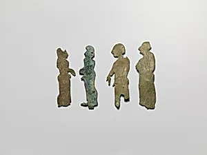 Bronze plaque of a woman by Unknown Artist