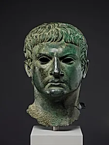 Bronze portrait of a man