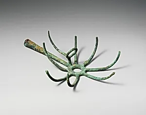 Bronze torch-holder