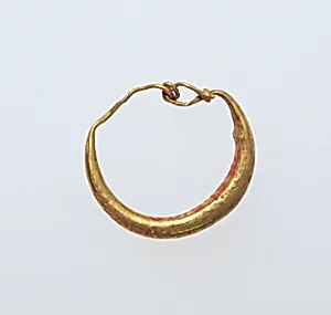 Earring-loop type, plain by Unknown Artist