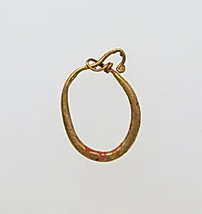 Earring-loop type, plain by Unknown Artist