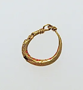 Earring-loop type, plain by Unknown Artist