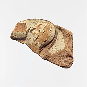 Fragment of a terracotta architectural tile by Unknown Artist
