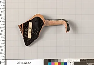 Fragment of a terracotta kylix