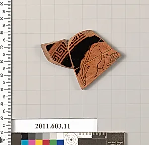 Fragment of a terracotta kylix
