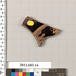 Fragment of a terracotta kylix