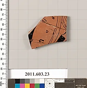 Fragment of a terracotta kylix