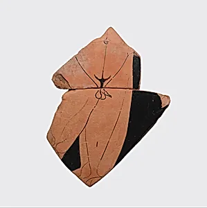 Fragment of a terrracotta neck-amphora (jar)