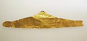Frontlet of gold leaf by Unknown Artist