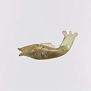 Glass bottle in the shape of a fish