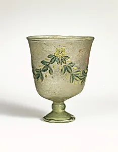 Glass goblet