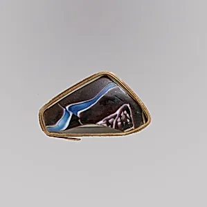 Glass mosaic bowl fragment