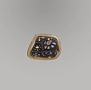 Glass mosaic bowl fragment