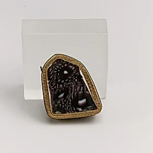 Glass mosaic bowl fragment