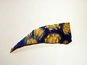 Glass mosaic bowl fragment