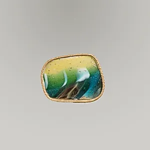 Glass mosaic fragment