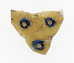 Glass mosaic fragment