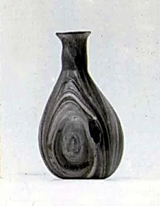Glass mosaic perfume bottle