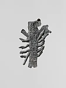 Lead figure of a goddess with spear and aegis, possibly Athena by Unknown Artist