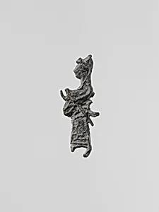 Lead figure of a goddess with spear and aegis, probably Athena by Unknown Artist