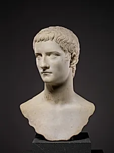 Marble portrait bust of the emperor Gaius, known as Caligula