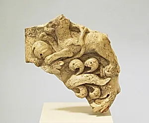 Marble relief fragment