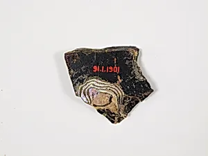 Mosaic glass inlay fragment