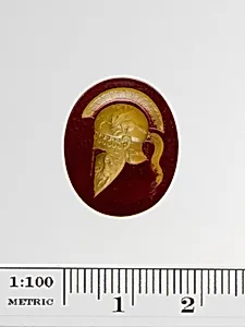 Red jasper ring stone