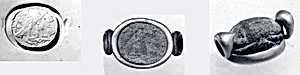 Scarab in setting