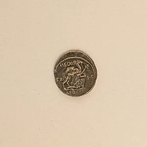 Silver denarius of Aemilius Scaurus