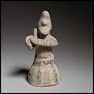 Standing male lyre player