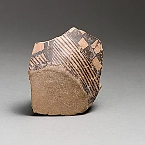 Terracotta base and lower body of a vessel by Unknown Artist