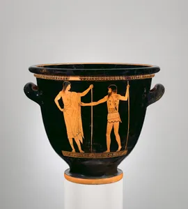 Terracotta bell-krater (bowl for mixing wine and water)